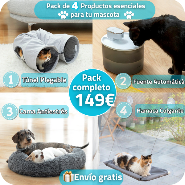 Pack de 4 Productos Esenciales para tu Mascota