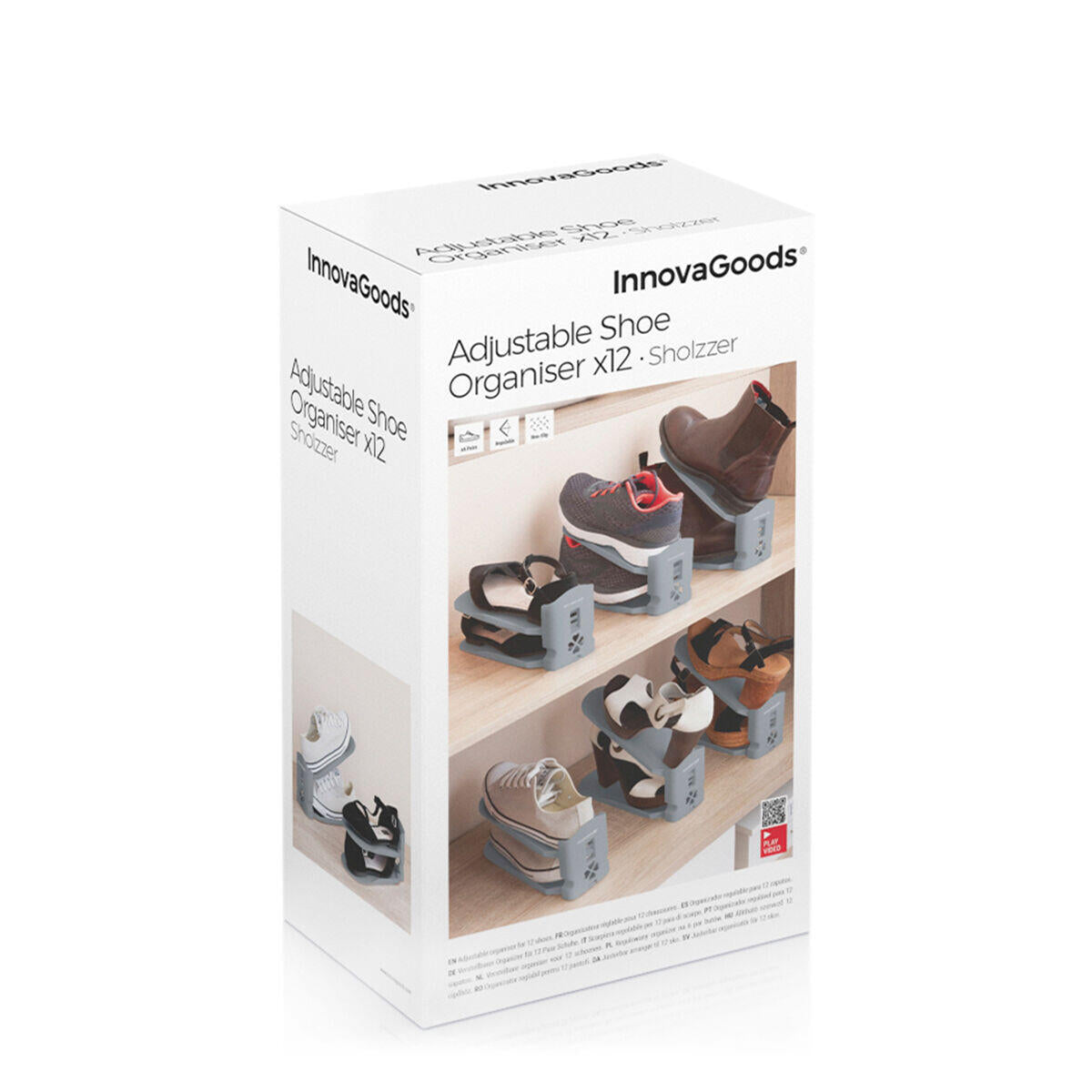 Organizador de Zapatos Regulable Sholzzer 6 Unidades