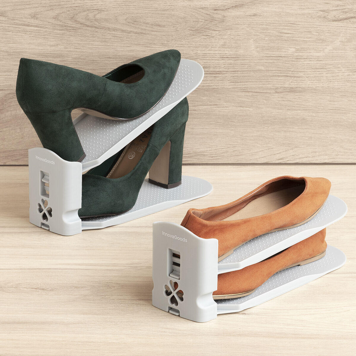 Organizador de Zapatos Regulable Sholzzer 6 Unidades