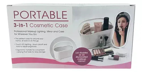 Organizador Maquillaje con Espejo 2025