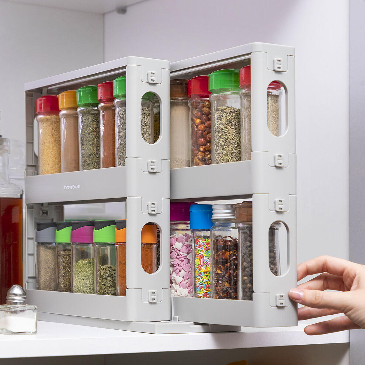Organizador de Especias Deslizante y Pivotante Rispick