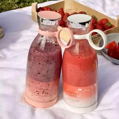 Mini licuadora de vaso portátil en forma de botella