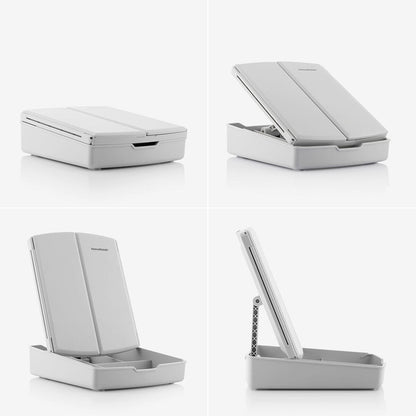 Espejo LED Plegable con Organizador de Maquillaje 3 en 1 Panomir