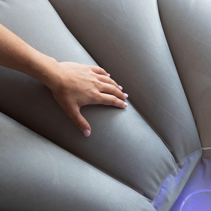 Sillón inflable inteligente con luz LED