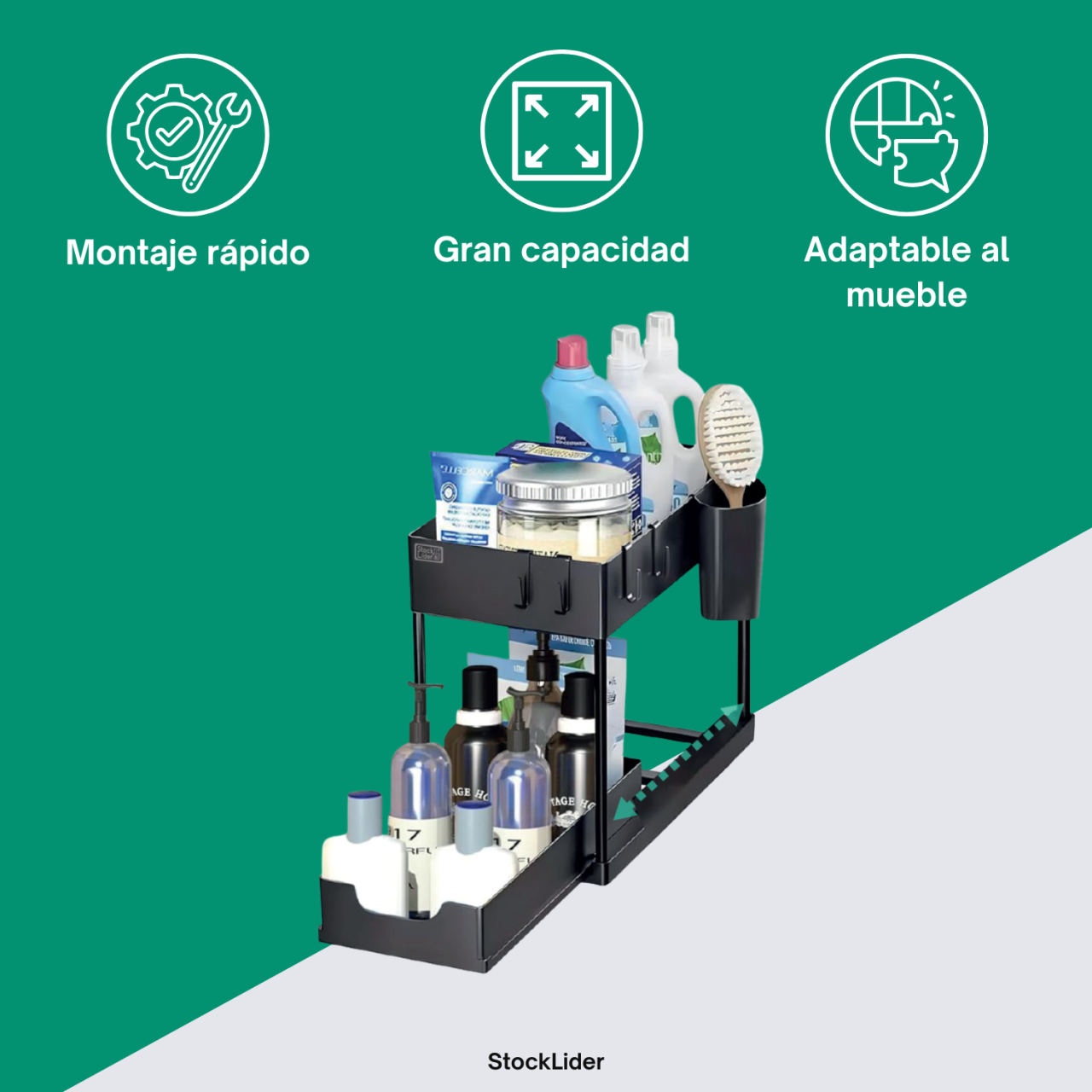 Organizador bajo mueble NUEVO 2025